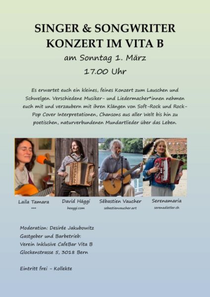 Singer & Songwriter Konzert